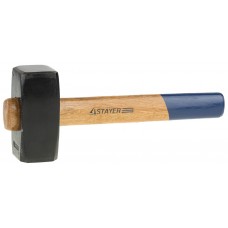 Кувалда STAYER 20110-1.5 кованая с обратной деревянной рукояткой, 1,5кг
